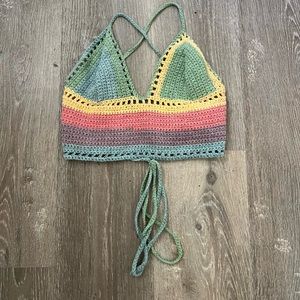 Handmade crochet crop top